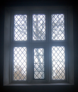 Window in the north wall of the nave December 2011